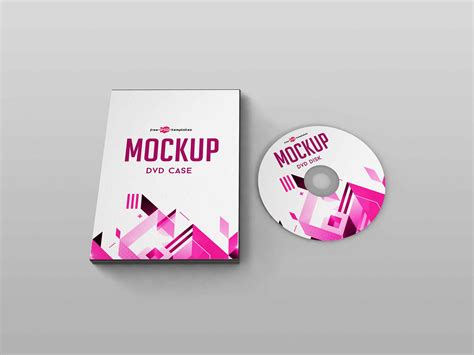 Free DVD Case Mockup (PSD)