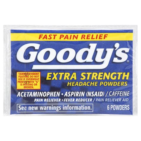 Goody's Headache Powders, Extra Strength, 6 powders