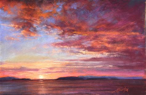 The Sky Collection | Amanda Houston Fine Art Paintings | Sunset painting acrylic, Sunrise ...