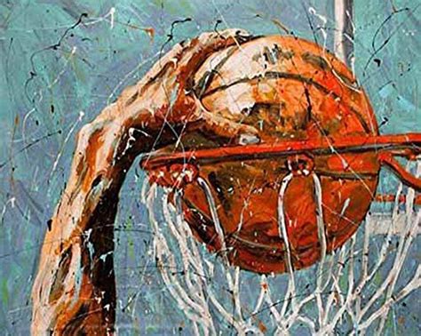 DIY Painting By Numbers | Hit the basketball