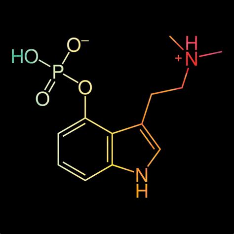 Psilocybin Molecule Chemical Structure Magic Mushr Cropped Sweater By ...