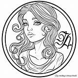 Virgo Coloring Pages  Free & Printable sketch template