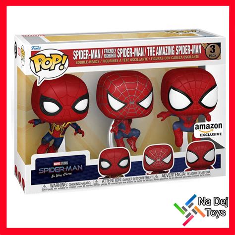 Funko Pop Spider-man No Way Home 3-Packs ฟันโกะ ป๊อป สไปเดอร์แมน โน เวย์ โฮม 3-แพค ฟิกเกอร์ ...