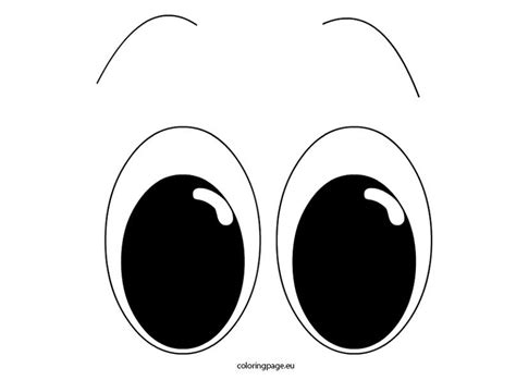 cartoon-eyes | Cartoon eyes, Coloring pages, Preschool coloring pages