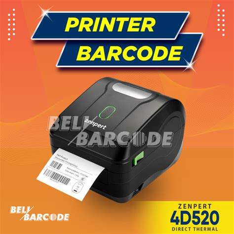 Jual TSC Zenpert 4D520 Printer Cetak Label Thermal Sticker Barcode USB | Shopee Indonesia