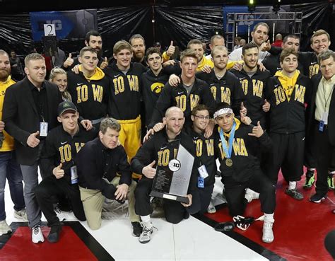 Iowa Hawkeyes Wrestling Team win Big Ten Championship