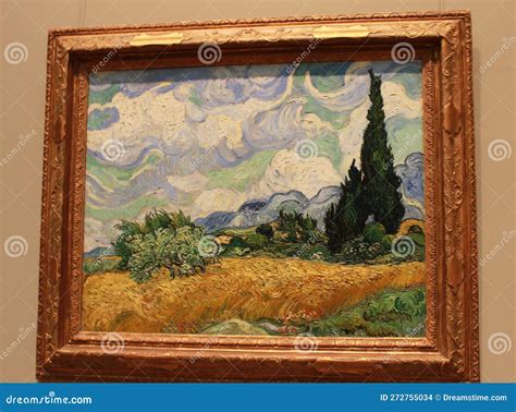 Wheat Field with Cypresses by Vincent Van Gogh in Metropolitan Museum ...