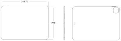 OLED iPad Pro's Thin Design Highlighted in CAD Drawings - MacRumors