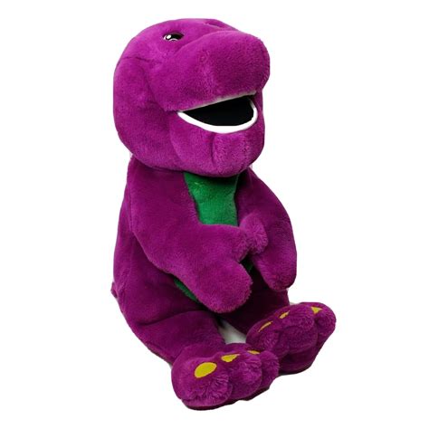 Barney Plush 1993 Playskool Talking Purple Dinosaur Stuffed Animal Toy ...