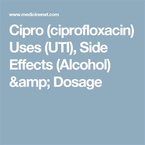 Will Cipro Treat Kidney Infection - HealthyKidneyClub.com