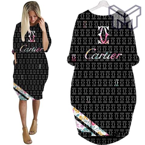 Cartier Black Batwing Pocket Dress Luxury Brand Clothing Clothes Outfit ...