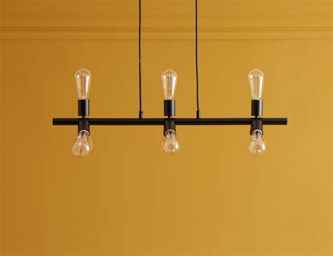 Structube Black Pendant 80Cm Length | Winfield | Modern hanging lights ...