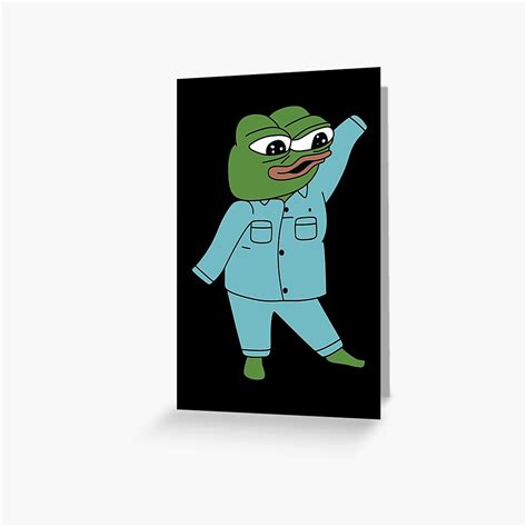 "Jammies Emote High Quality" Greeting Card by SimplyNewDesign | Redbubble