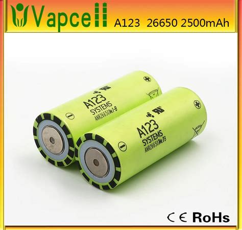 A123 Lifepo4 A123 26650 3.3v 2.5ah Anr26650m1b Rechargeable Battery For Electric Bikes - Buy ...