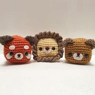 Ravelry: Cube Wild Animals pattern by Diceberry Designs