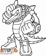 Vector Sonic Coloring Pages sketch template