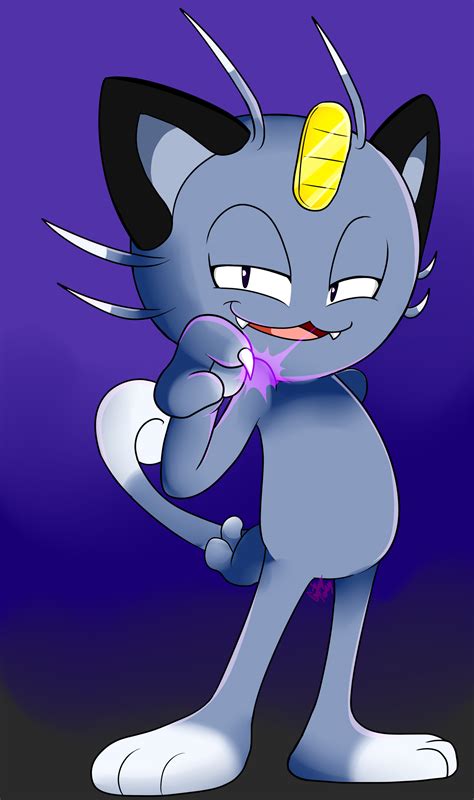 Alolan Meowth by InvdrScar on DeviantArt