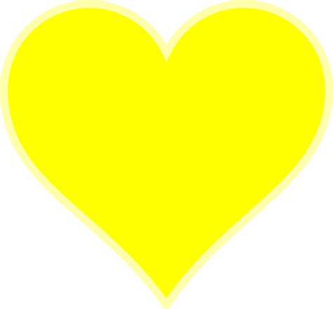 Yellow Heart Transparent Background Transparent HQ PNG Download | FreePNGImg