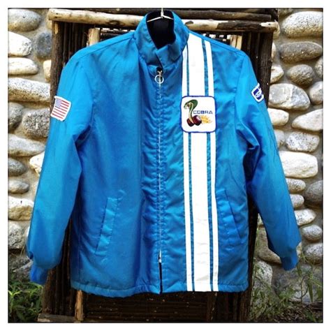 Vintage ford cobra mustang racing jacket