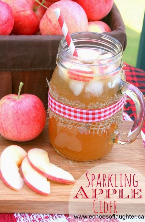 Sparkling Apple Cider | Non alcoholic drinks, Alcoholic drinks to make ...