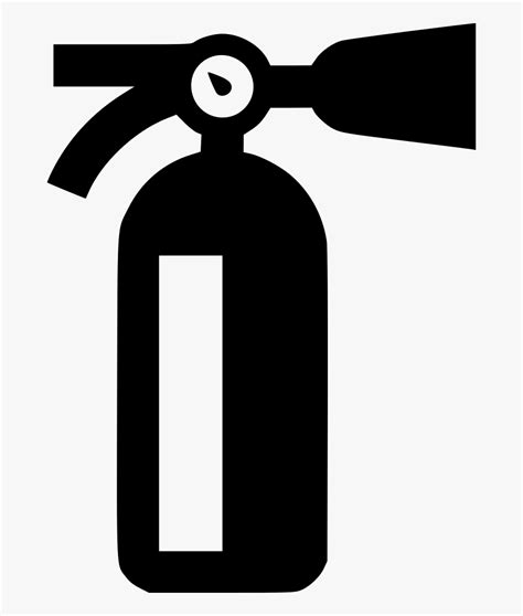 Fire Extinguisher - Fire Extinguisher Black And White Png , Free ...