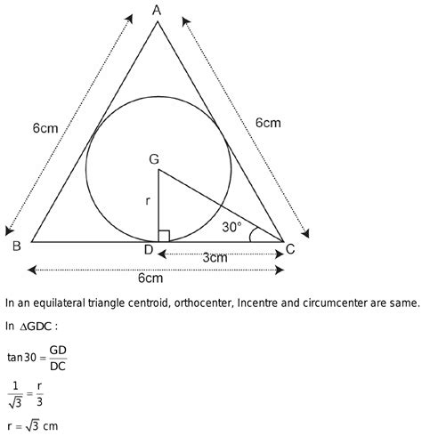 Circumcenter Of A Equilateral Triangle