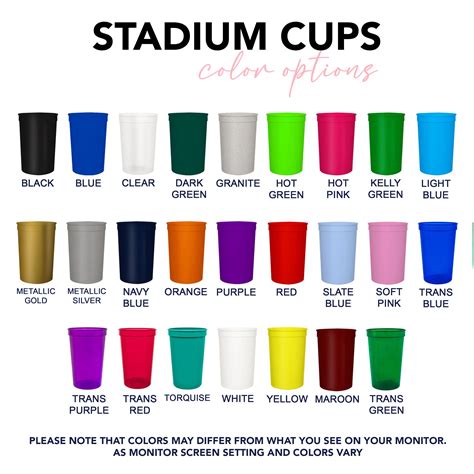 Stadium Cups | Pretty Robes – PrettyRobes.com