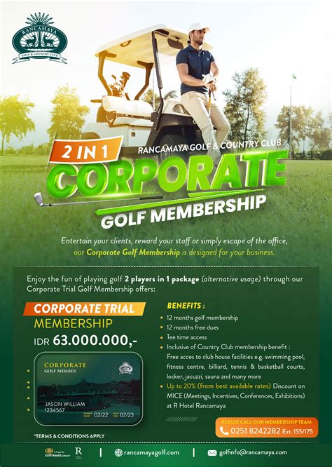 Corporate Golf Membership - Rancamaya Golf & Country Club