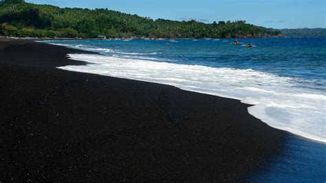 Where to find black sand beaches in Bali?