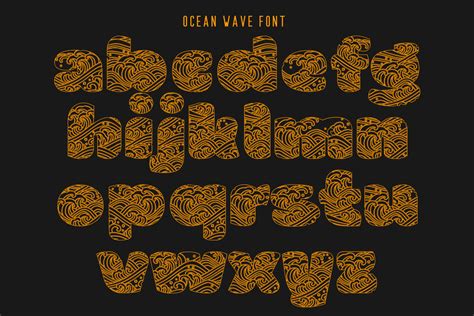 OCEAN WAVE Font - 177 Studio