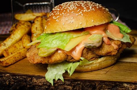 Spicy Chicken Burger - Takeaway style recipe by Flawless Food