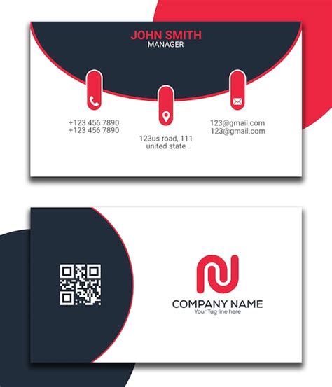 Premium PSD | Business card template psd file