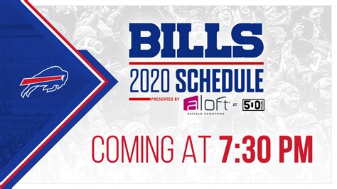 Bills 2020 schedule release officially set for Thursday, May 7