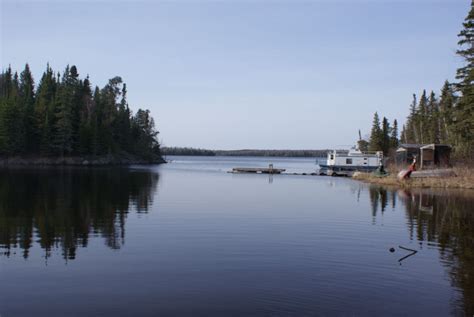 Fly in fishing outpost cabins north of Red Lake Ontario Canada