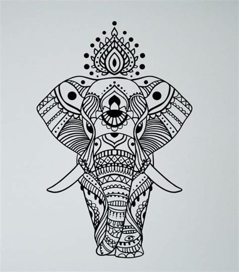 40 Simple Mandala Art Pattern And Designs - Free Jupiter | Mandala elephant, Mandala design art ...