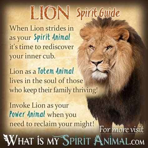 Lion Symbolism & Meaning | Spirit, Totem & Power Animal