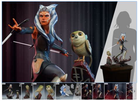 Sideshow Star Wars Rebels Premium Format Ahsoka Tano 1/4 Statue Excl w Morai | eBay