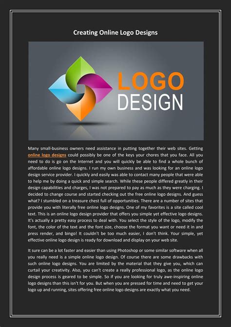 online logo design by onlinegraphicdesign - Issuu