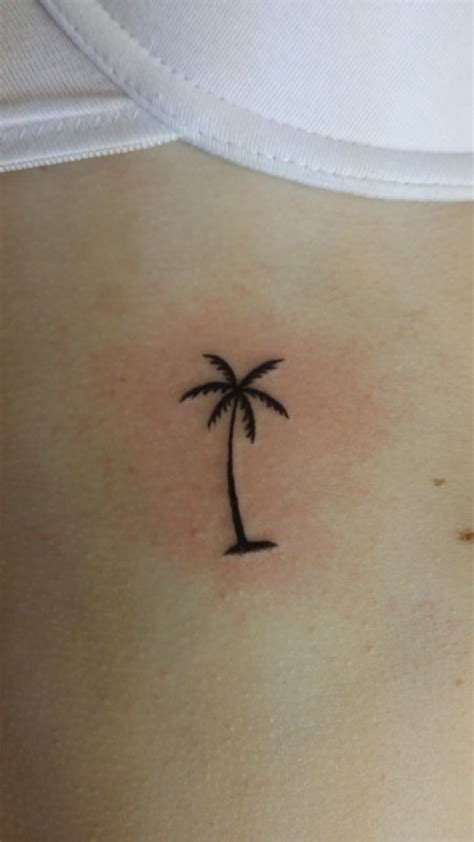 Pin by Allyson C on Small Tattoos | Palm tree tattoo ankle, Tree tattoo ...