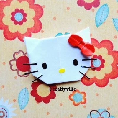 Origami Maniacs: Origami Hello Kitty Head