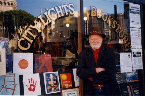 Lawrence Ferlinghetti, poet, painter, and founder of San Francisco’s ...