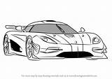 Koenigsegg Agera R Coloring Pages sketch template