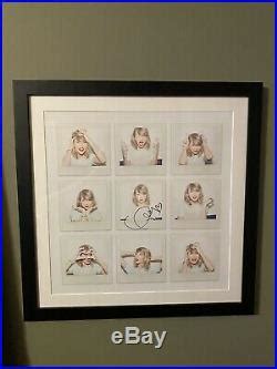 Taylor Swift Signed AUTHENTIC AUTOGRAPH Framed 1989 Lithograph Photos ...