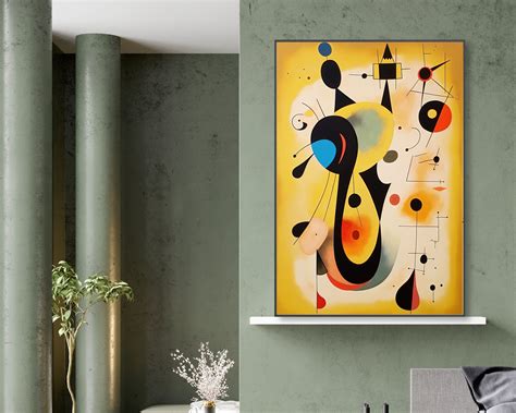 Miro Poster Joan Miro Art Print Abstract Surrealism Miro - Etsy