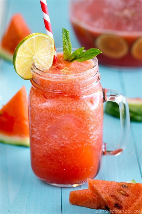 Homemade Watermelon Juice • Just One Cookbook