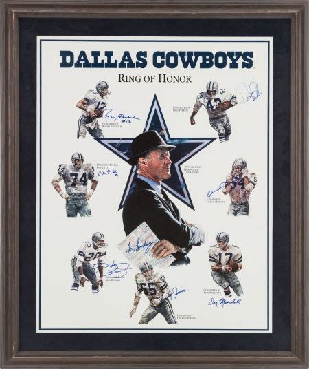 Dallas Cowboys Ring of Honor Multi Signed Display. | Sports | Pinterest ...