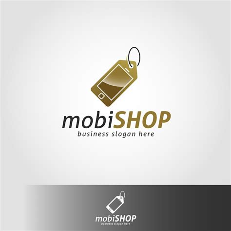 Mobile shop logo template Vector | Premium Download