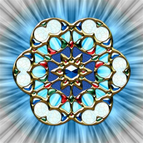 "Vesica Piscis Eye Trinity Mandala" by Jeff Dufour | Redbubble