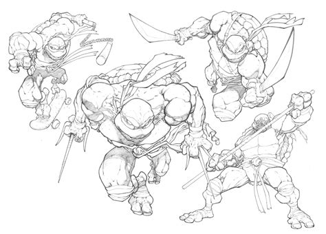 Ninja Turtles by mikebowden on deviantART | Ninja turtle coloring pages ...