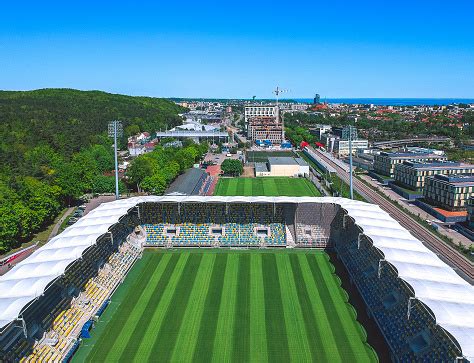 Arka Gdynia Stadium Stock Photo - Download Image Now - Gdynia, Aerial ...